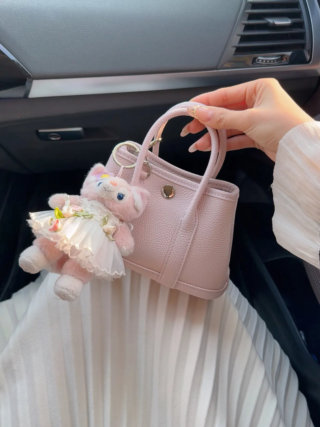 Genuine Leather Mini Garden Bag for Women — Versatile Tote with a Premium Feel | 2026 New Arrival: Commuter Handbag, Shoulder & Crossbody Bag · Chick Yellow (20cm)