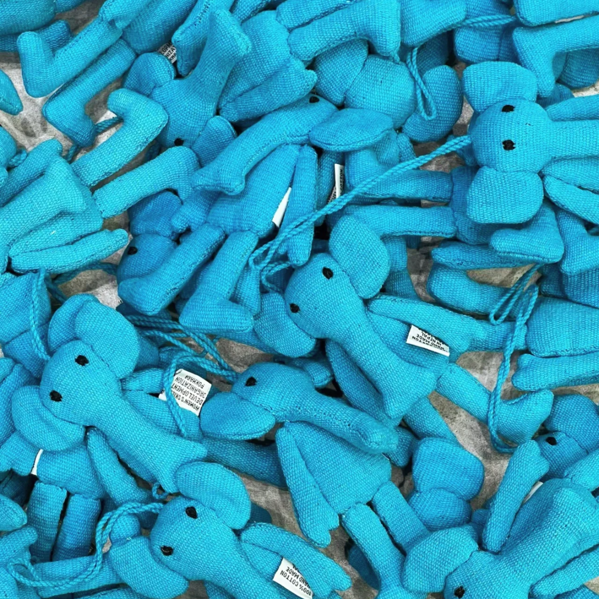 VIVIDO Nepalese Baby Elephant Charm — Hang it on your phone, bag, or keychain.